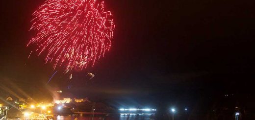 Fireworks over Barmouth