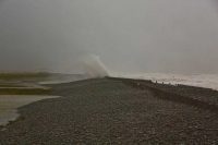 Overtopping at Ynyslas