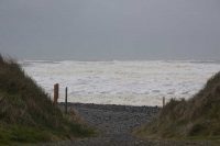 Storm Brian at Ynyslas