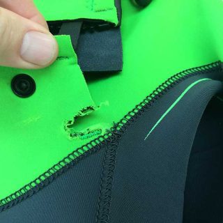 Wetsuit Tear