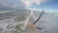 Through the wave