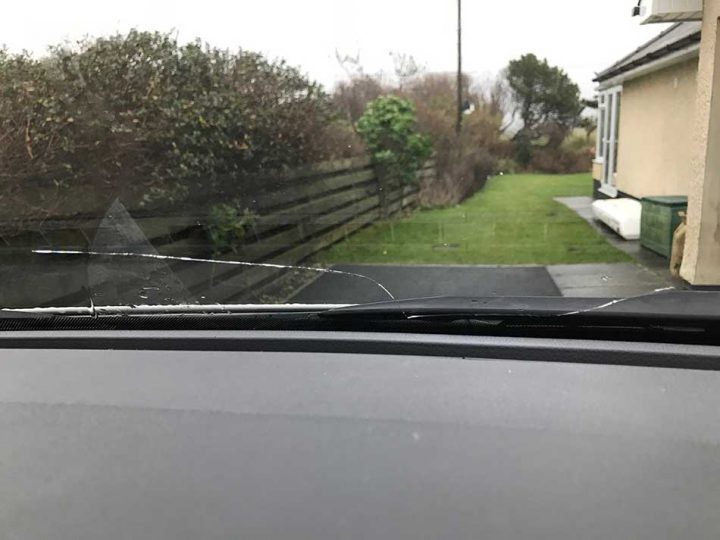 Cracked Windscreen