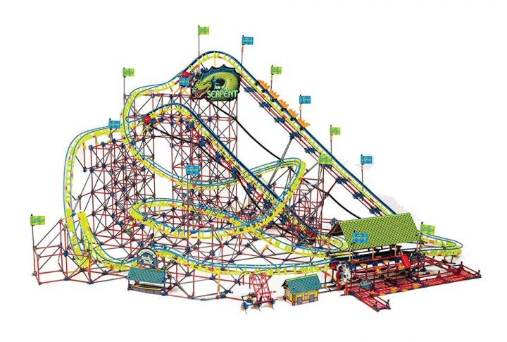 Massive K'nex Roller Coaster