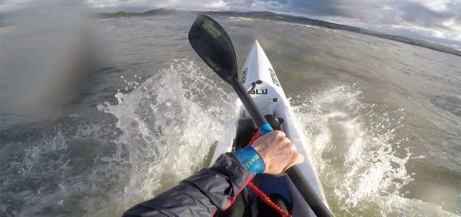 On top of the wave