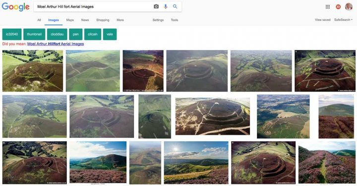 Moel Arthur Aerial Images