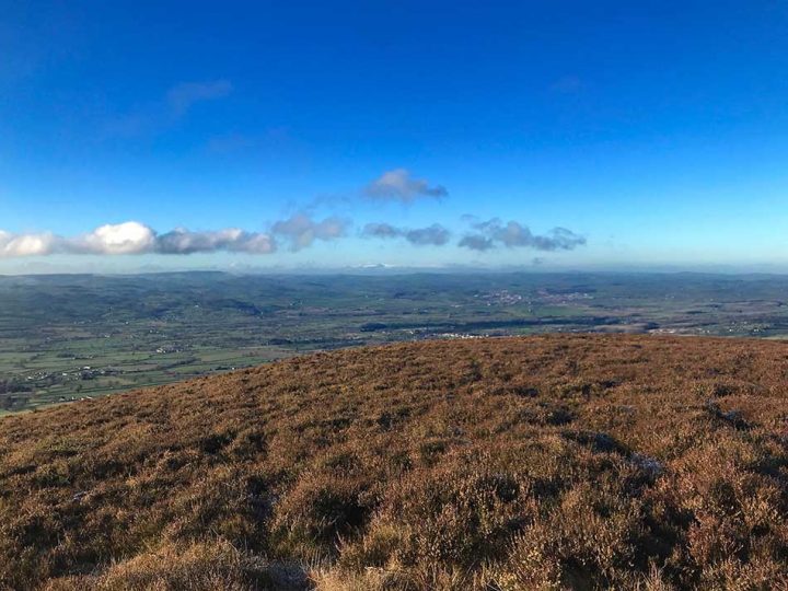 Snowdon on the horizon