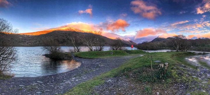 Sunshine over Llyn Padarn