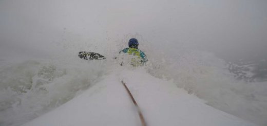 Playing in the waves