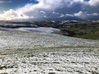 Snowy Shropshire Hills