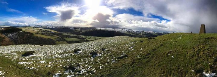 Views from Panpunton Hill
