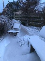 A wintry seat