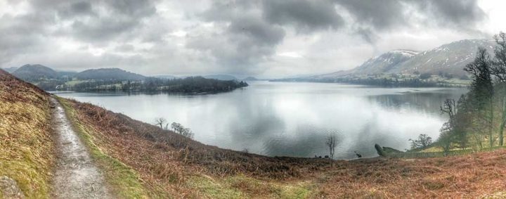 Looking back to Pooley Bridge