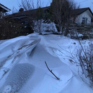 Snow drifts