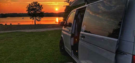 Sunset over Manvers Lake
