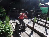 Anna on the obstacle course