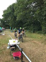 Chris (201) onto the first lap