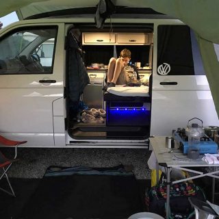 Dusk in the Van