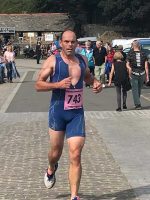Nigel at the finish