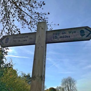 Start of todays trail