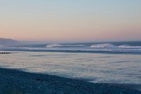 Sunrise Plumes of Spray