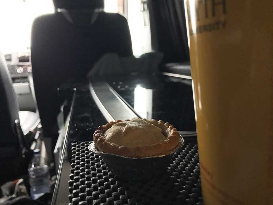 Mince Pie in the Camper
