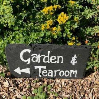 Garden and Tearoom Sign