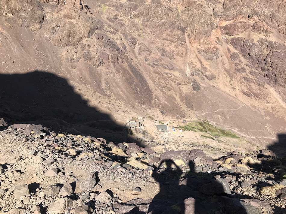 Looking down on the Refuge