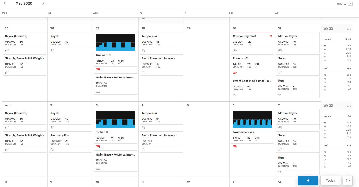 trainerroad calendar