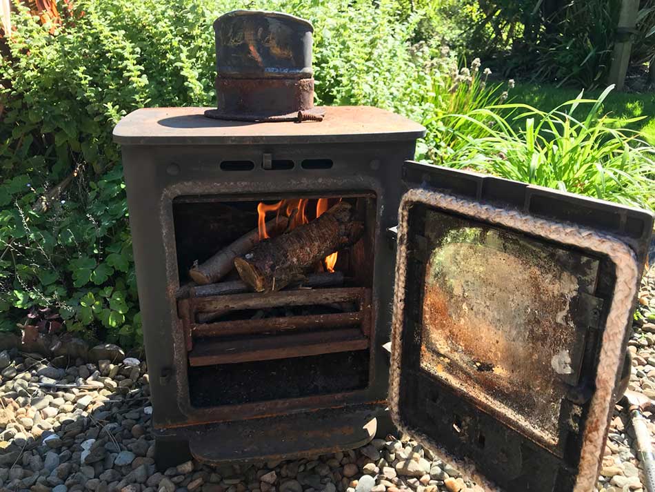 Recycling our WoodBurning Stove A Simple Life of Luxury