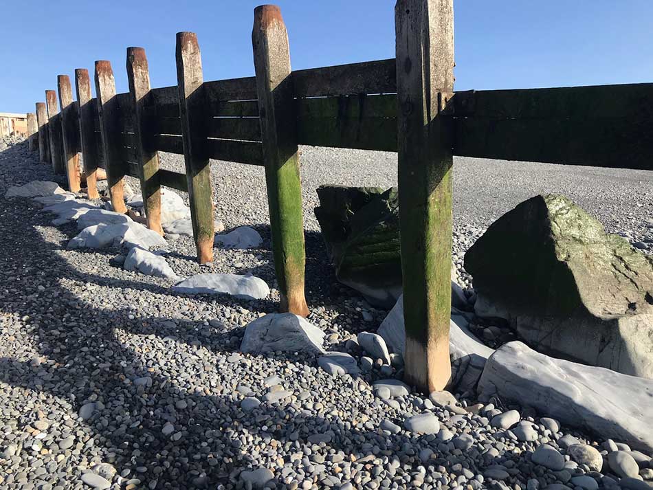 Not much left of the Groyne