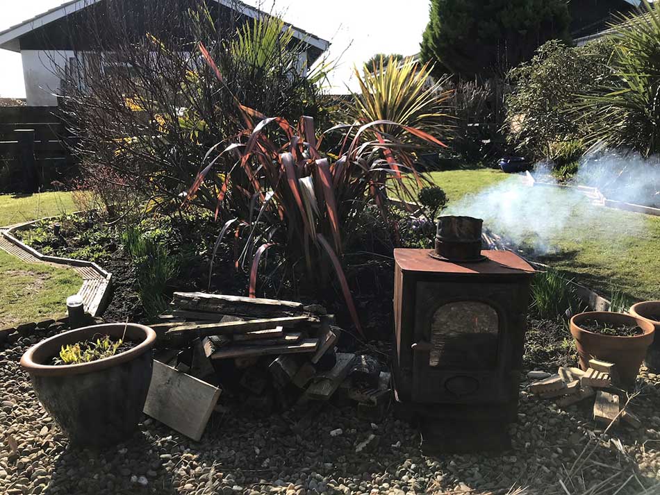 Stove in the Garden