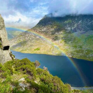 Rainbow over Llyn Ogwen
