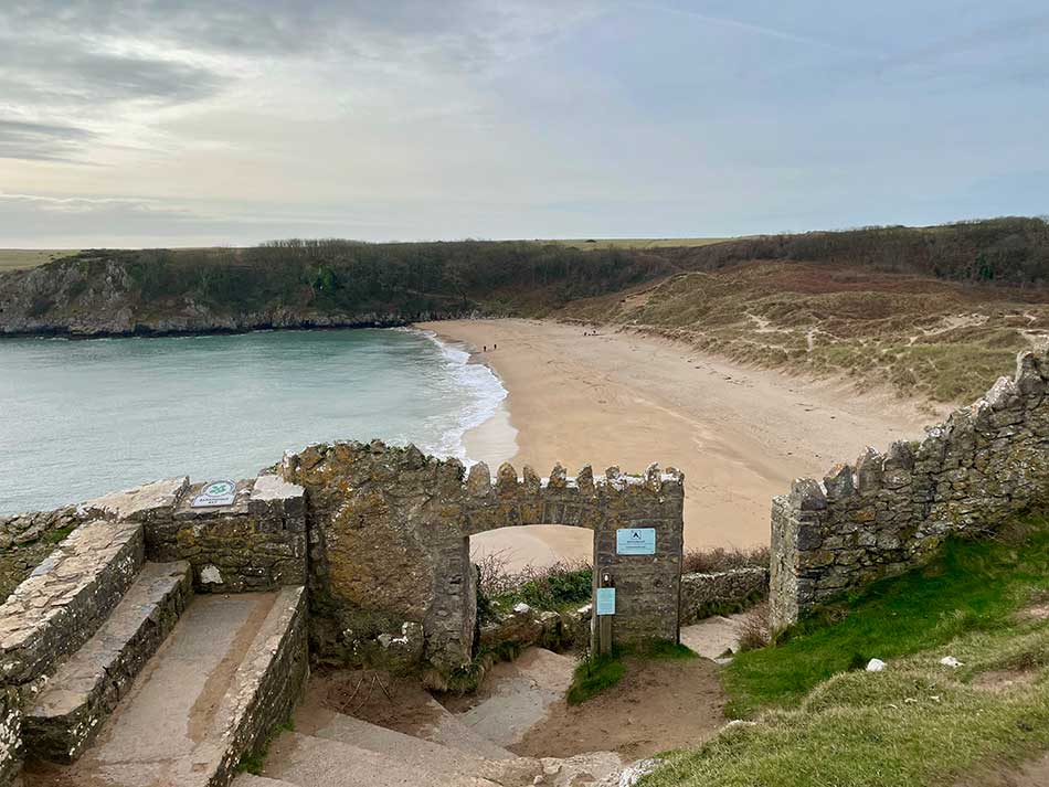 Wales Coast Path Run - Stackpole Quay to Green Bridge of Wales - A ...