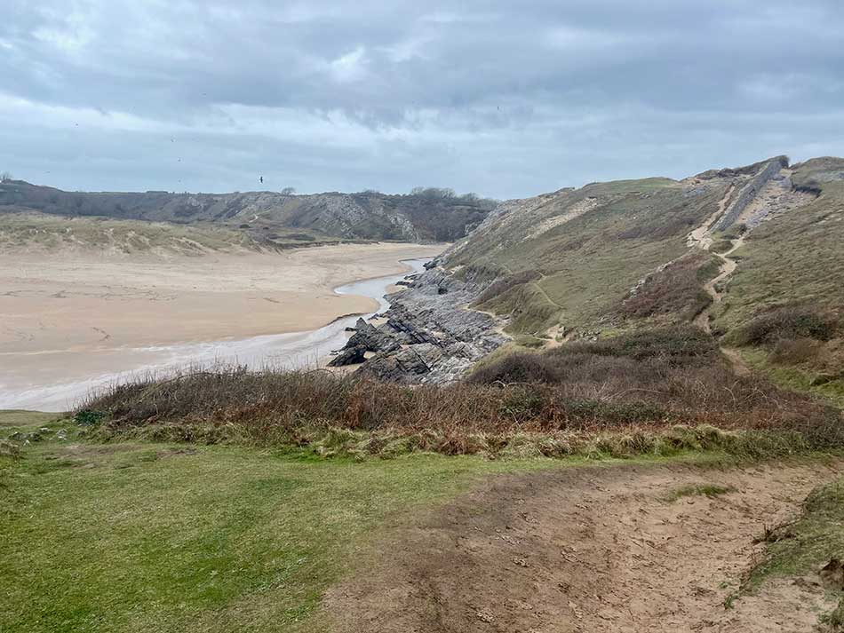 Wales Coast Path Run - Stackpole Quay to Green Bridge of Wales - A ...