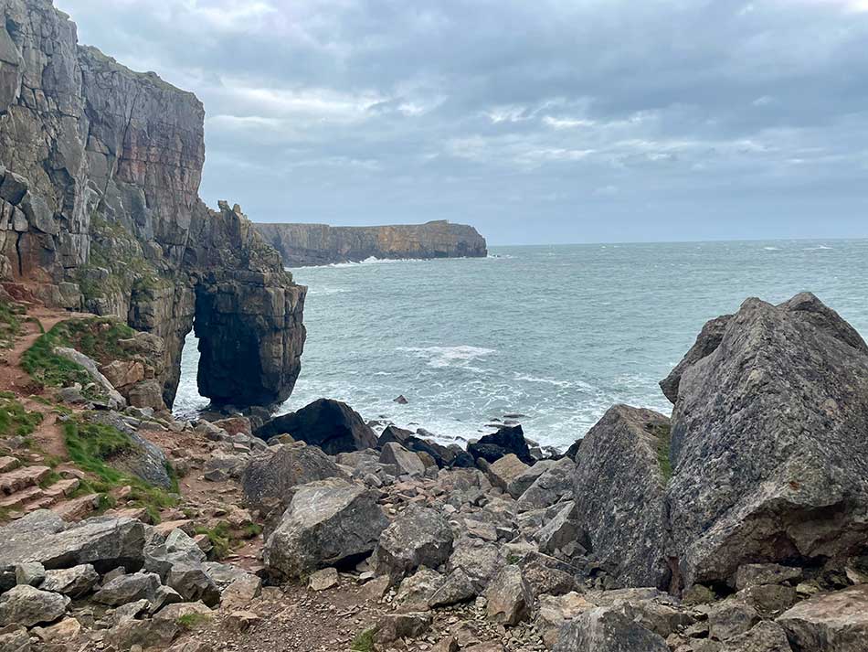 Wales Coast Path Run - Stackpole Quay to Green Bridge of Wales - A ...