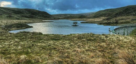 Lake in the Cambrian Mountains