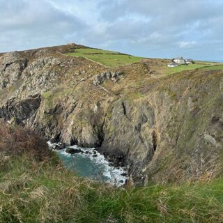 Pwll Deri YHA and abandoned hilltop buildings