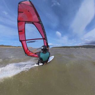 Blasting on the Slalom Board