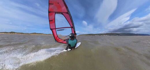 Blasting on the Slalom Board