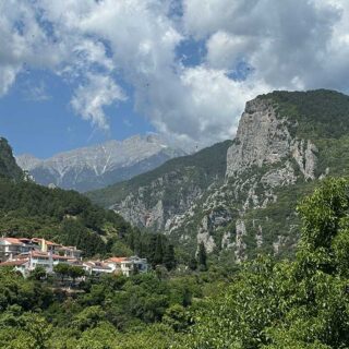 Mount Olympus from Litochoro