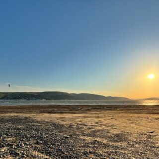 Perfect pre-work windsurf conditions