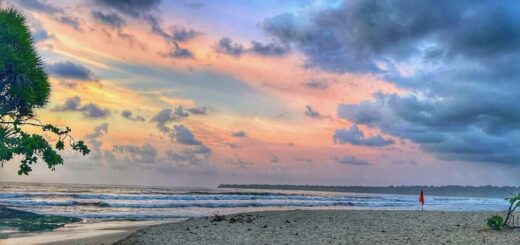 Sunset at Cahuita