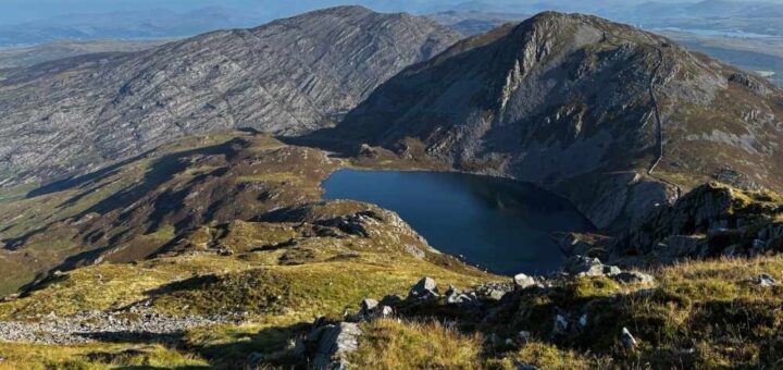 Llyn Hywel with Rhinog Fach and Rhinog Fawr