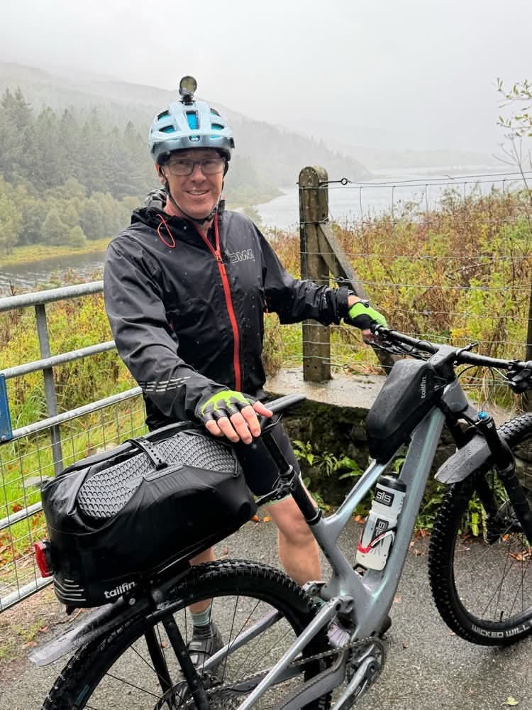At Plas y Brenin in the rain
