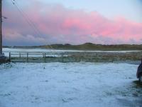 Snow on the dunes